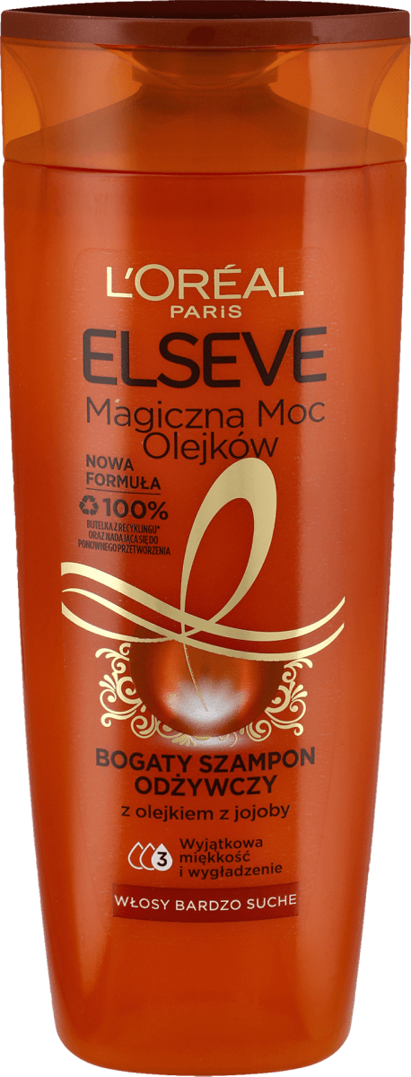 szampon elseve magiczna moc olejków 3 olejki z orzechów