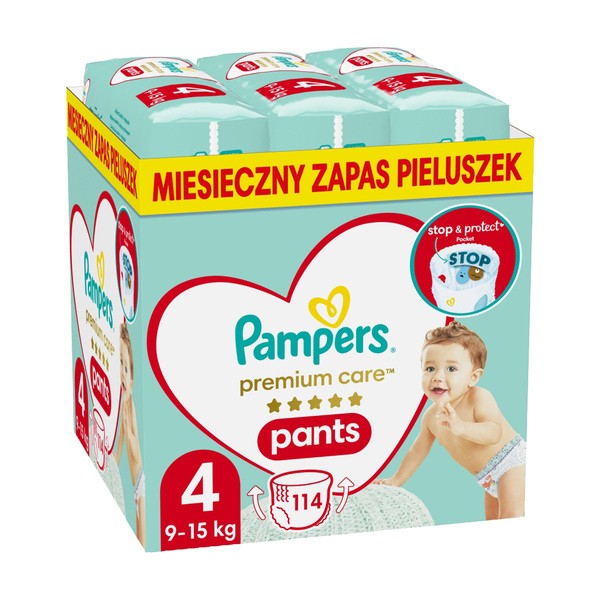 pampers premium care pants 4 cena 44 szt