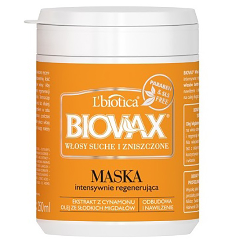 biovax maska intensywnie regenerująca do włosów suchych i zniszczonych