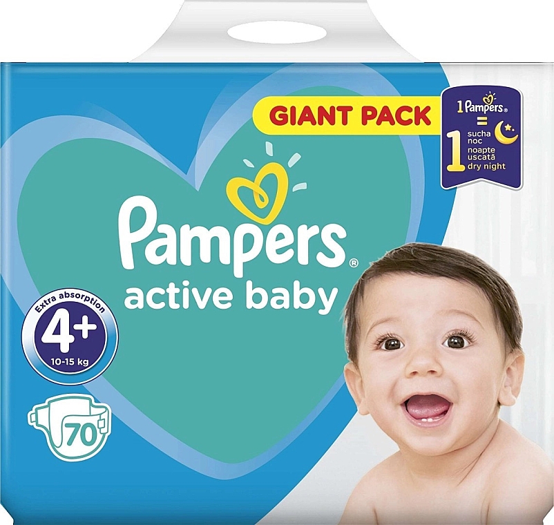 pampers activ baby dry 4 szt