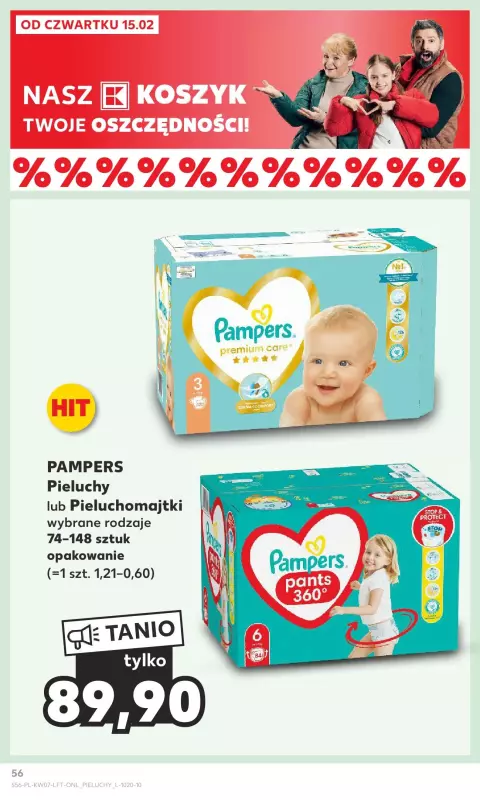 pampers premium care 3 gazetka