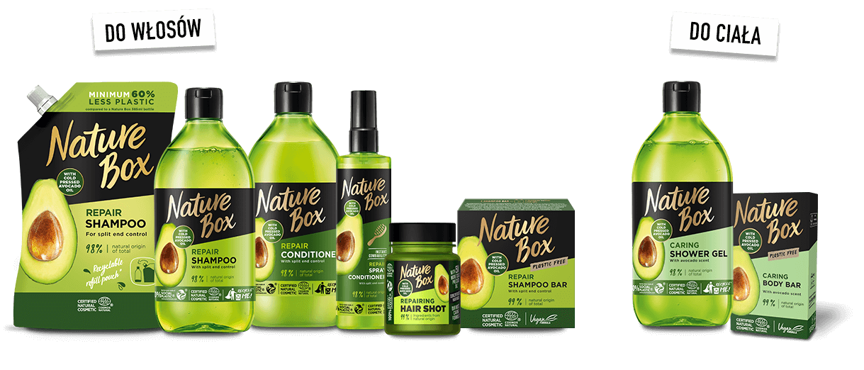box nature szampon do wlosow avocado