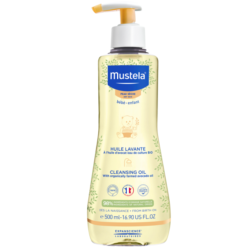 mustela szampon i płyn do kąpieli dla niemowląt
