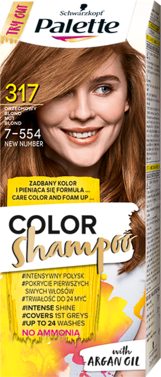 szampon palette kolory