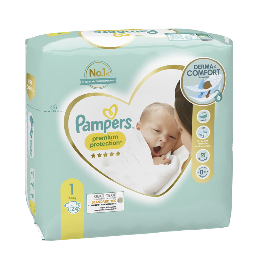 pampers premium care 1 newborn 66 szt rosmann