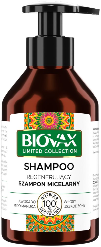 biovax szampon bambus i awocado