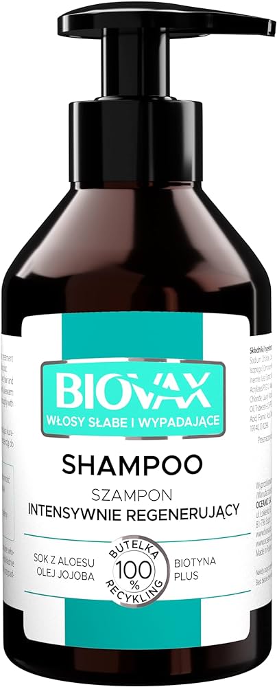 biovax szampon regenerujący włosy słabe