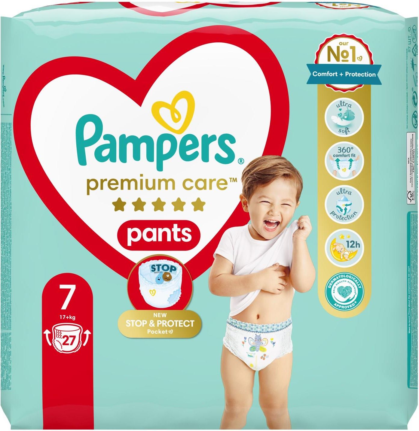 ceneo pampers 7