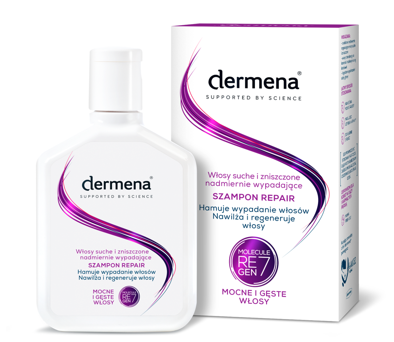 dermena hair care szampon hamujący wypadanie włosów