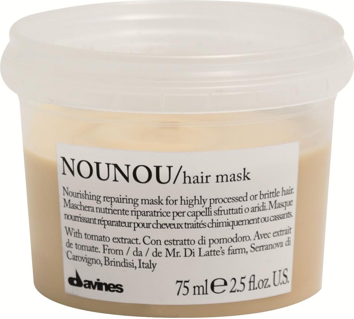 davines essential haircare nounou maska do włosów zniszczonych 75ml