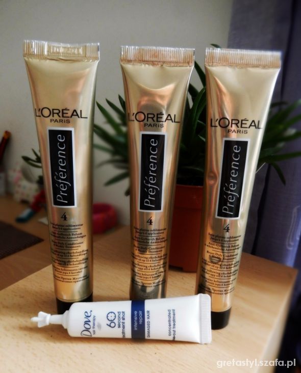 odżywka do włosów loreal jak z farb