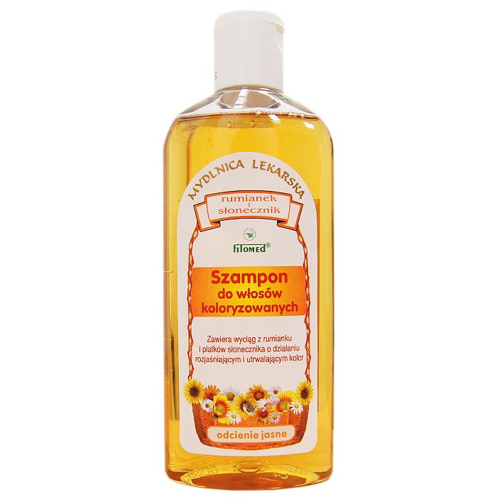 fitomed mydlnica lekarska szampon rumianek i słonecznik do włosów koloryzowanych