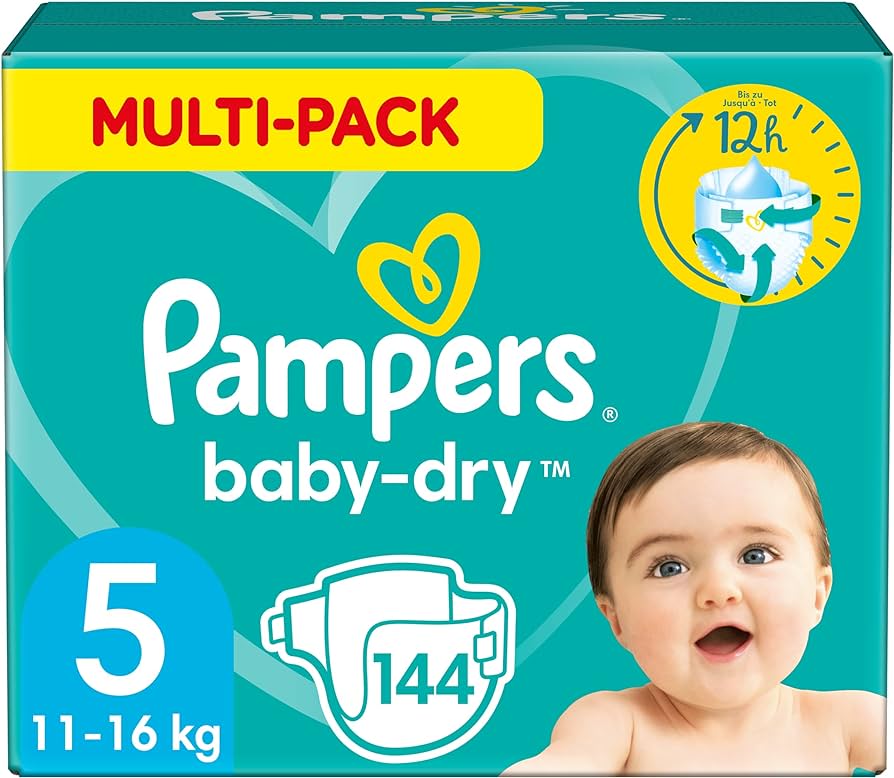 pampers 2 new baby dry 144 sztuki