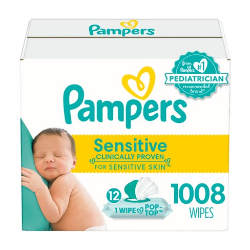 pampers aqua pure wipes target