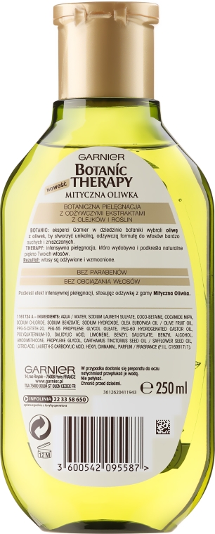 garnier botanic therapy szampon oliwka