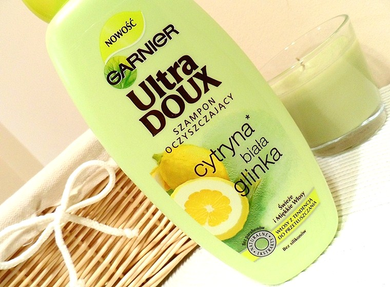 garnier ultra doux szampon oczyszczający biała glinka i cytryna opinie