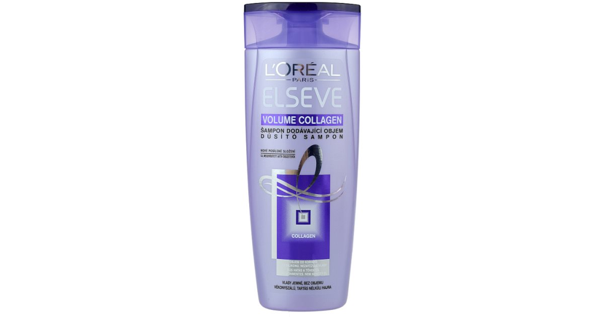 loreal elseve volume collagene szampon nadający objętość bez silikonu