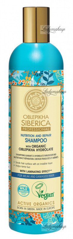 natura siberica szampon do każdego rodzaju włosów 400ml seria rokitnikowa