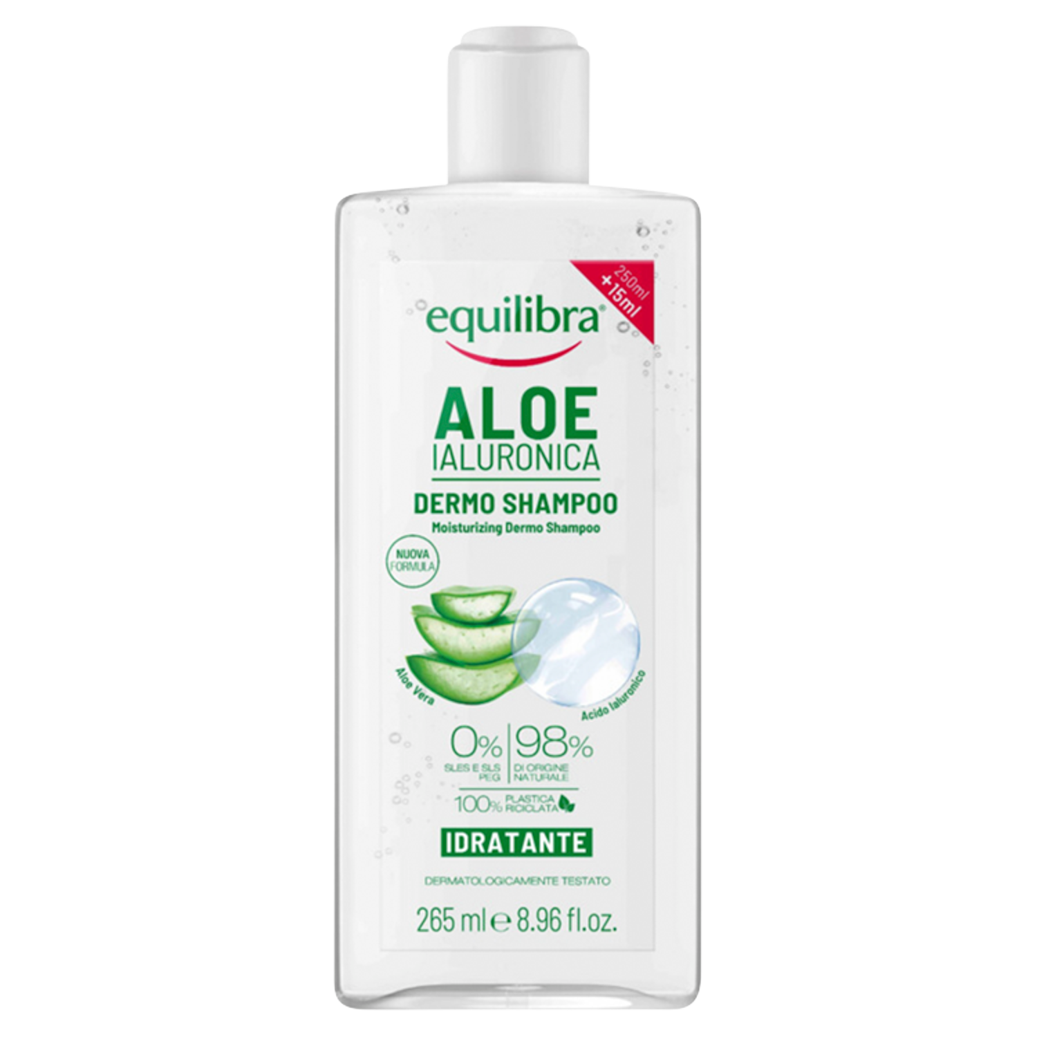 nawilżający szampon aloesowy do włosów equilibra naturale aloe