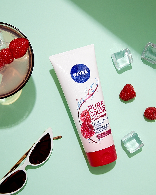 nivea odżywka maska do włosów malina