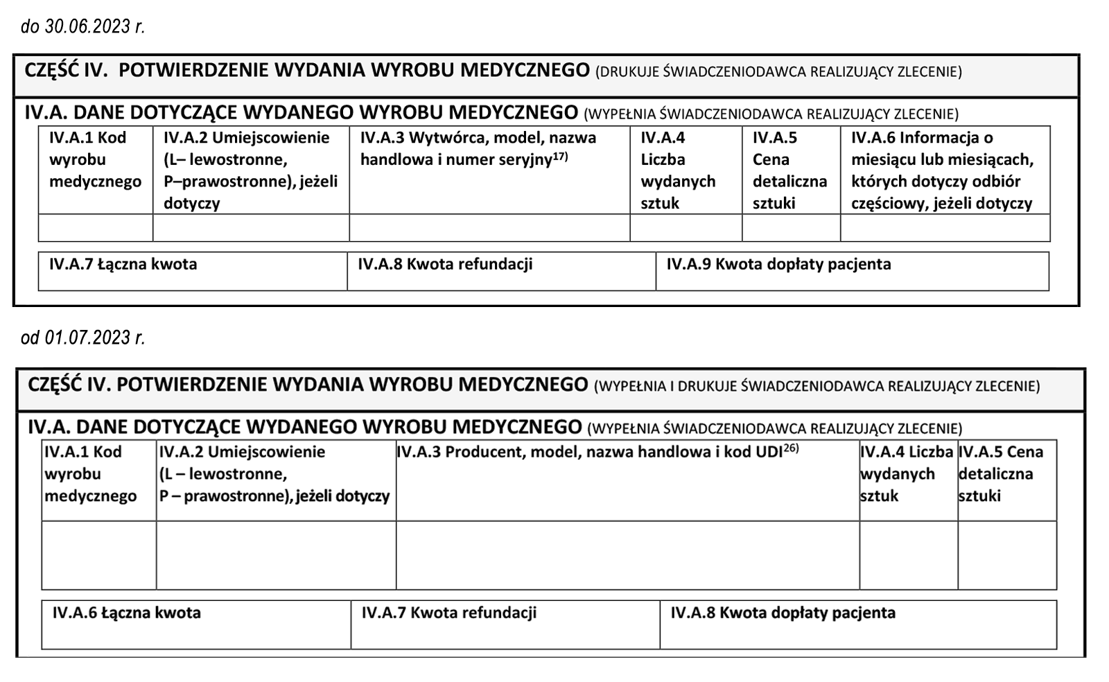 nowy druk wziosku na pieluchomajtki od lipcxa