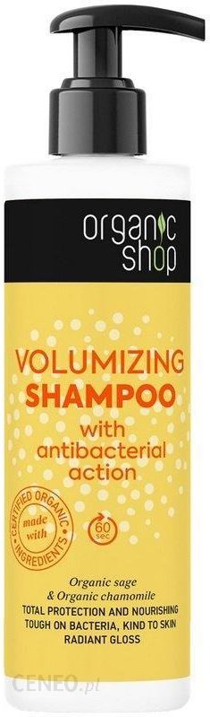 organic shop szampon do włosów zwiększający objętość opinie