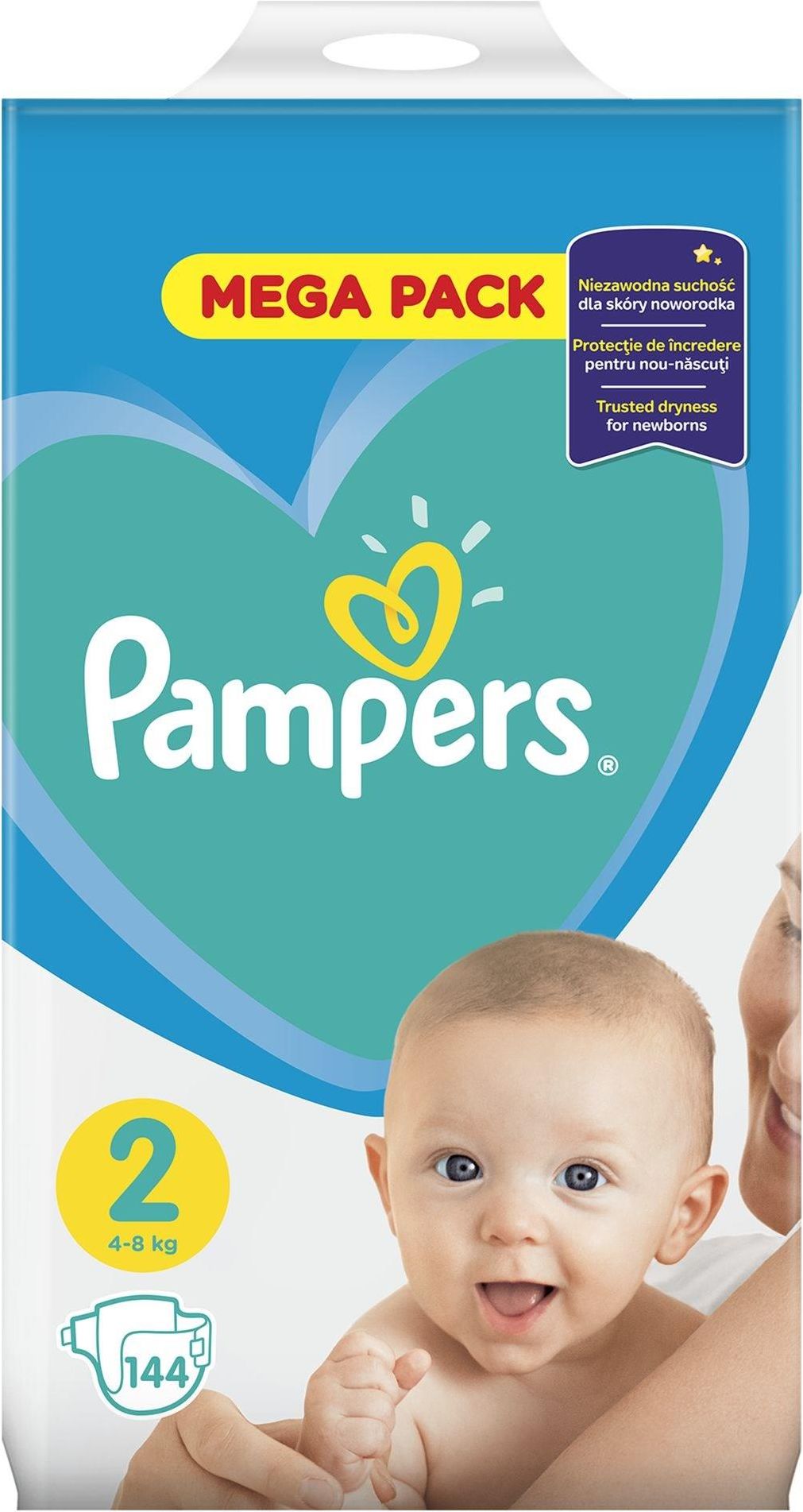 pampers 2 144 sztuki cena