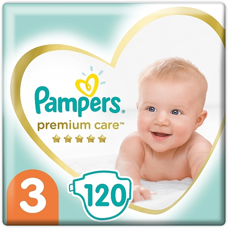 pampers 3 120 sztuk