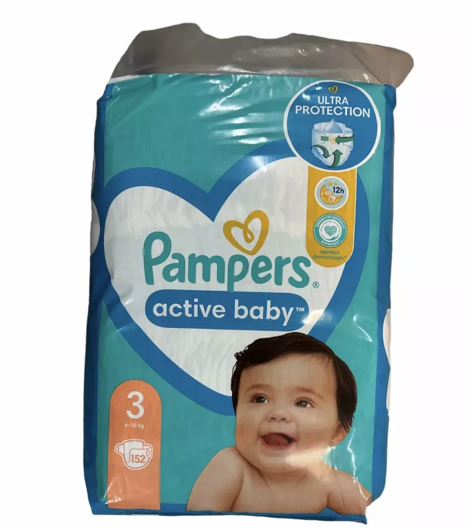 pampers 3 active baby 152 szt