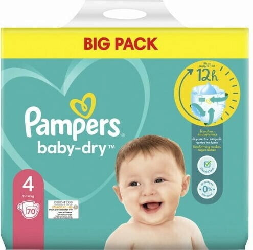 pampers 4 70 szt