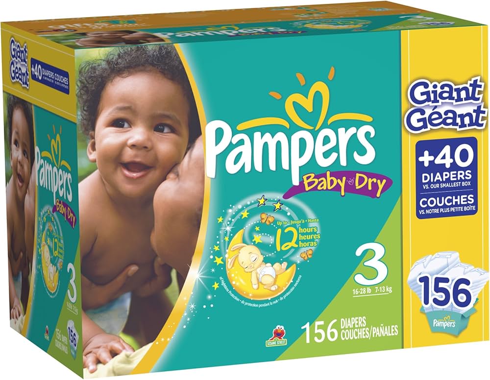 pampers giant box size 3