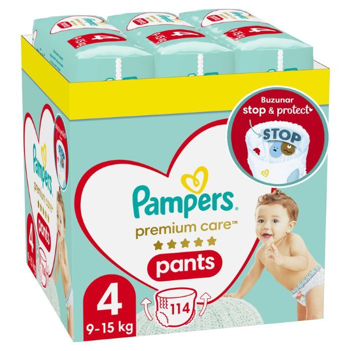 pampers s 114 sztuk