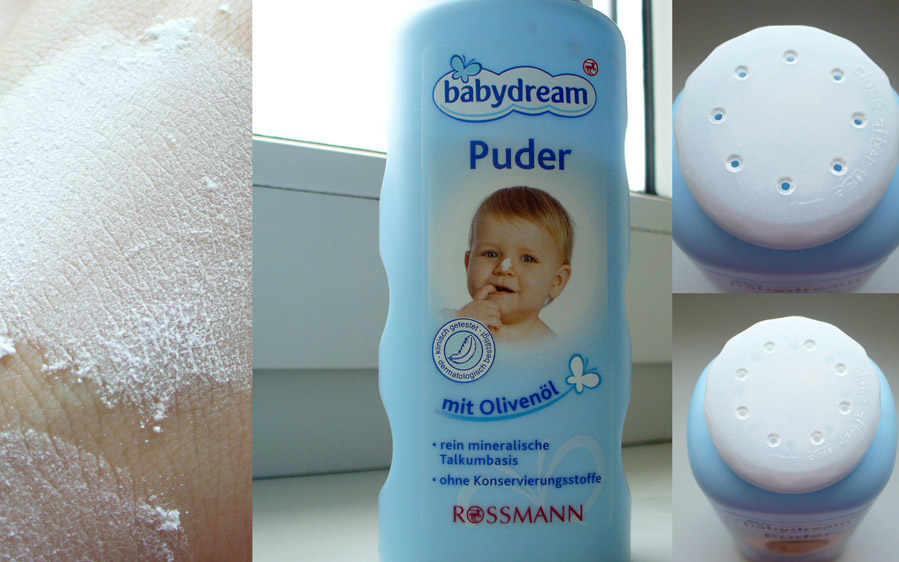 puder baby jako suchy szampon