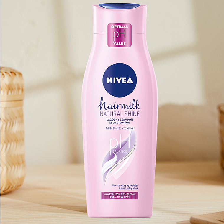 szampon nivea hairmilk shine